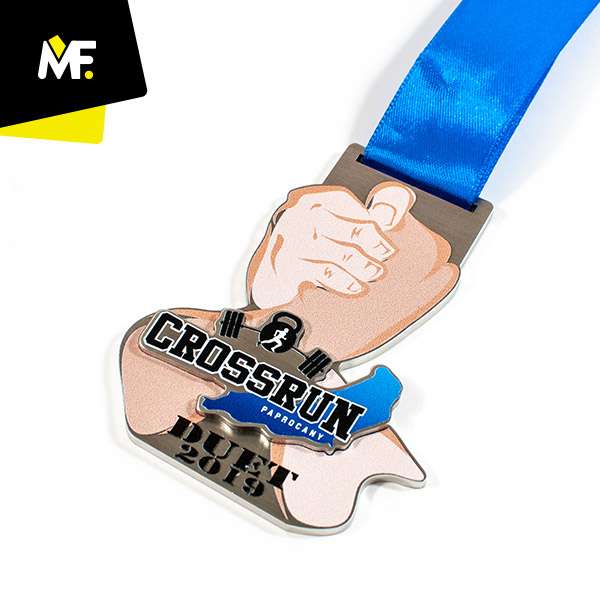 Medale Sportowe Biegi biegi Jednostronny medale Niestandardowy Premium sportowe Srebrny Stal nierdzewna 