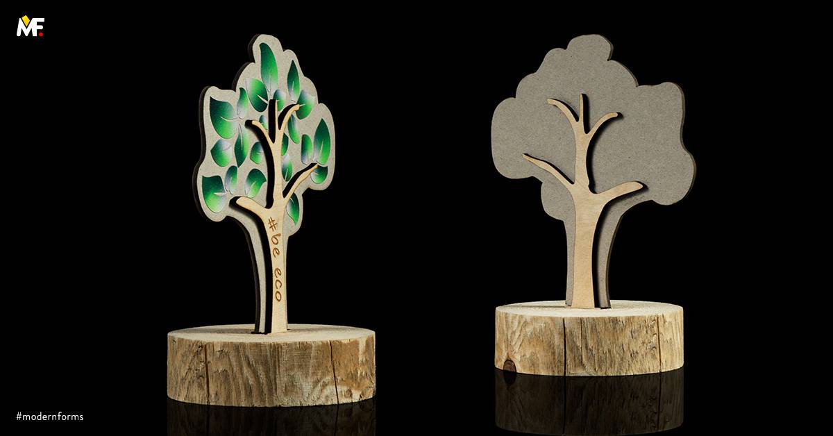 Statuetki Okolicznościowe Pro ekologiczne Drewno Jednostronny Materiał Recyklingowy Niestandardowy Premium Sklejka 