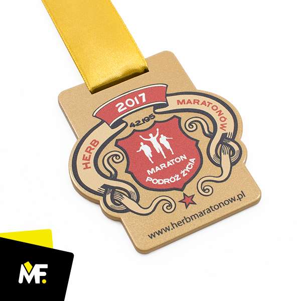 Medale Sportowe Biegi biegi Jednostronny medale Niestandardowy Premium sportowe Stal czarna Złoty 