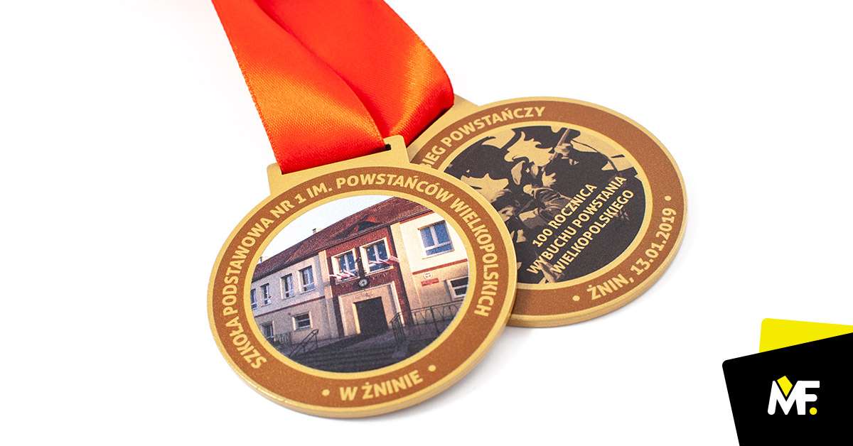 Medale Okolicznościowe Dla edukacji Dla edukacji Jednostronny medale okolicznościowe Okrągłe Premium Stal czarna Złoty 