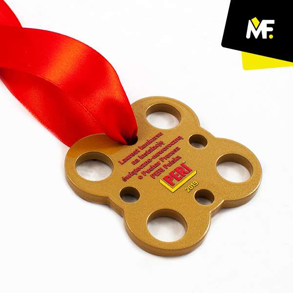 Medale Okolicznościowe Inne okolicznosciowe Ażurowany Inne okolicznosciowe Jednostronny medale okolicznościowe Premium Stal czarna Złoty 
